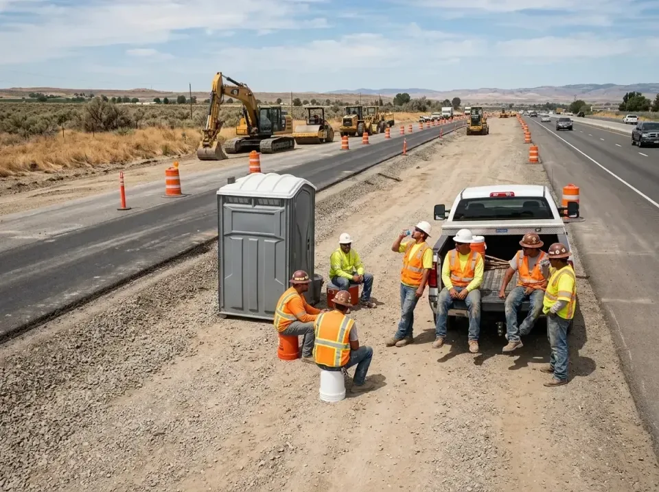 highway-road-construction-crew-007 — frequently asked questions, Porta Potty and Restroom Rentals in Newport, OR